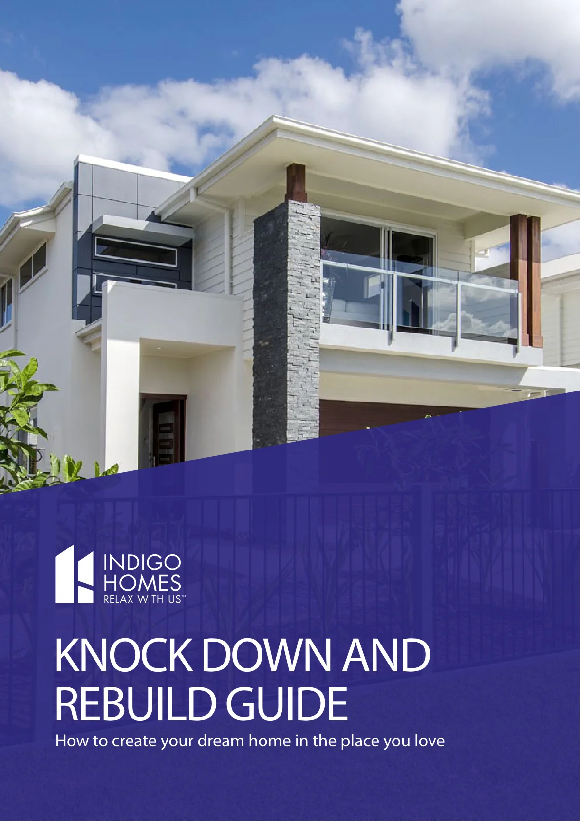 Indigo Homes Knock Down and Rebuild Guide cover